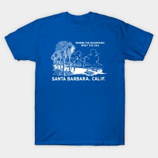 1950 Santa Barbara California T-Shirt